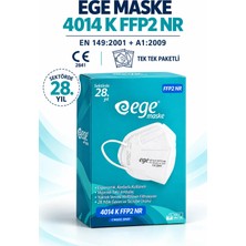 EGE MASKE 4014-K FFP2 NR N95 Maske 50 Adet