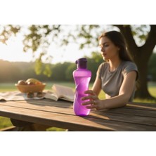 BURADABULDUN Titiz Waterfresh 750 ml Spor Matara – Bpa Içermez, Taşınabilir Su Şişesi - Mor