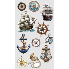 Bsb Denizcilik Sticker Telefon Laptop Notebook Tablet Defter Matara Stiker Etiket ST2950