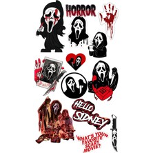 Bsb Dinozor Sticker Telefon Laptop Notebook Tablet Defter Matara Stiker Etiket ST2973