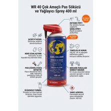 Azimli Wr 40 Çok Amaçlı Pas Sökücü ve Yağlayıcı Sprey 400 ml - Entegre Pipetli Gıcırtı Önleyici Pas Çözücü