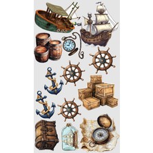 Bsb Denizcilik Sticker Telefon Laptop Notebook Tablet Defter Matara Stiker Etiket ST2952