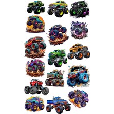 Bsb Offroad Araçlar Sticker Telefon Laptop Notebook Tablet Defter Matara Stiker Etiket ST2991