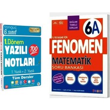 Tonguç Akademi 6. Sınıf Yazılı Notları 1. Dönem 1 ve 2. Yazılı ve Fenomen Okul Yayınları 6. Sınıf Matematik A Fenomen Soru Bankası 2027