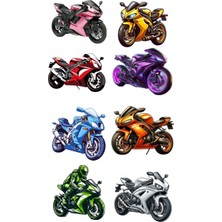 Bsb Motosiklet Sticker Telefon Laptop Notebook Tablet Defter Matara Stiker Etiket ST2978
