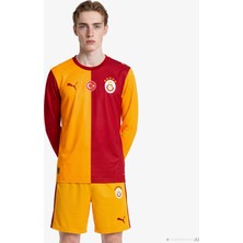 Puma Galatasaray 26/27 Erkek Sarı Kırmızı Uzun Kollu Iç Saha Forması.01