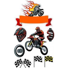 Bsb Motosiklet Sticker Telefon Laptop Notebook Tablet Defter Matara Stiker Etiket ST2953