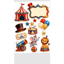 Bsb Sirk Sticker Telefon Laptop Notebook Tablet Defter Matara Stiker Etiket ST2955
