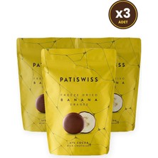 Patiswiss Sütlü Çikolata Muz Draje, 80G x 3 Adet