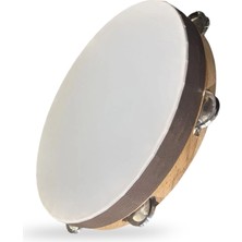 İstanbul Müzik Tedarik Zilli Bendir 40CM Def Ahşap Kasnak