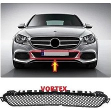 Mercedes - Ön Tampon Orta Izgara Avangard W205 14-