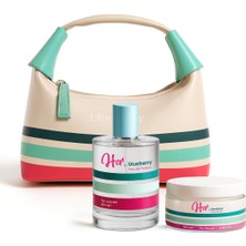 Blueberry Her Glow Çantalı Kadın Parfüm & Scrub Seti STCC021801