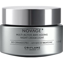 Oriflame Novage+ Multi-Active Yaşlanma Karşıtı Gece Kremi Light 50 ml