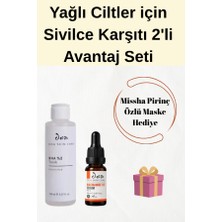 Doa Kozmetik Yağlı ve Karma Ciltler Için Sivilce Karşıtı Ikili Set- Yüz Maskesi Hediye
