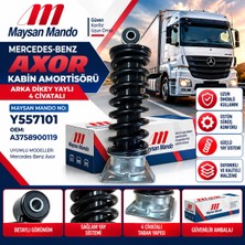 MAYSAN MANDO Mercedes Axor Arka Kabin Amortisörü Dikey Yaylı 4 Cıvatalı Maysan Y557101 A3758900119