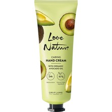 Oriflame Love Nature Organik Avokado Yağlı Besleyici El Kremi Parabensiz 75 ml