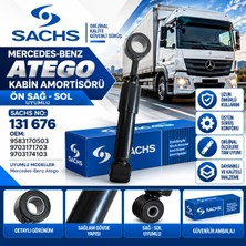 Mercedes Atego Ön Kabin Amortisörü Sağ Sol Sachs 131676 A9703171703