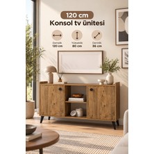 Klt Modüler 120 cm Modern Tv Ünitesi Konsol ve Televizyon Sehpası