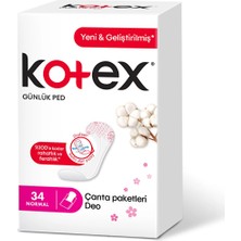 5 Adet Kotex Günlük Ped Normal 34'lü