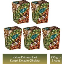 Kahve Dünyası Lavi Karışık Dolgulu Çikolata 250 gr x 5 Adet
