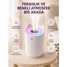 Birsence Pratik Ultrasonik Hava Nemlendirici 7 LED Işık Seçeneği