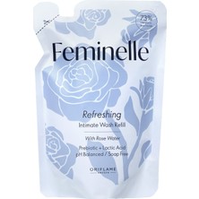 Oriflame Feminelle Gül Suyu Özlü Genital Bölge Temizleme Jeli Yedek Paket 300 ml