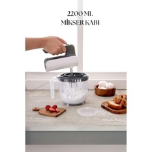 Birsence 2200 ml Mikser Kabı Füme & Ölçü Kabı & Saklama KABI-DNY0025
