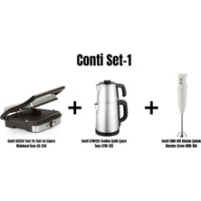 Conti Set-1 (Tost Makinesi, Çaycı ve Çubuk Blender)