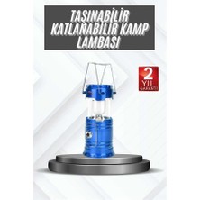 Birsence Güneş Enerjili Kamp Lambası 1 Adet Şarjlı Powerbank Özellikli