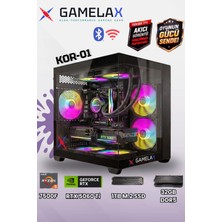 Gamelax Kor-01 Amd Ryzen5 7500F RTX5060 Ti 8gb 32GB Ddr5 Ram 1tb M.2 SSD 240MM Sıvı Soğutma Wi-Fi Masaüstü Gaming Bilgisayarı