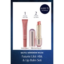Estee Lauder Futurist Likit Allık & Lip Balm Seti - Stolen Glance & Rosewood Rescue