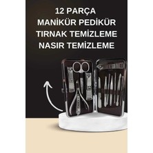 Bin1çeşit Beyaz Elektrikli Manikür Pedikür Seti 12 Parça 20.000 Rpm