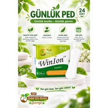 Winion Winalite 24 Adet Negatif İyonlu Anion Ped Günlük Kullanım İçin Yeşil Özellikleriyle