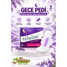 Winion Winalite  Negatif Iyonlu Anion Ped. - Gece Pedi Mor