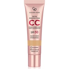 5 Adet Golden Rose Skin Perfector cc Light Foundation No 102 30 ml