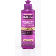 2 Adet Bioblas Saç Kremi Kolajen & Keratin 7/24 Anında Onarıcı Şekillendirici 250 ml