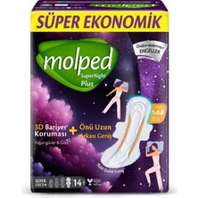 Molped Supernight Önü Uzun Gece Plus 14'lü