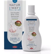 2 Adet Naturway Klinik Şampuan Sarımsaklı Bitki Özlü 500 ml