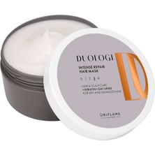 Oriflame Duologi Intense Repair Keratinli Onarıcı Saç Maskesi Kuru ve Yıpranmış Saçlar 200 ml