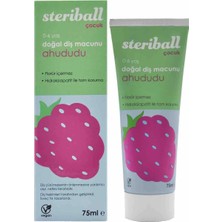 Steriball Diş Macunu 0-6 Yaş Ahududu Florürsüz 75 ml