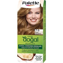 4 Adet Palette Saç Boyası Natural Colors 7-5 Açık Karamel 1 Adet