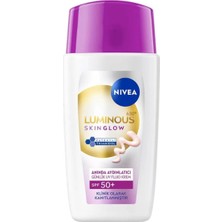2 Adet Nivea Sun Skin Glow Günlük Uv Fluid Krem SPF50 40 ml