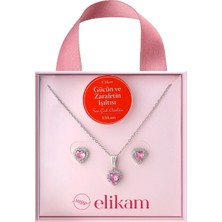 Elikam Kalp Model Kolye ve Küpe Set 1 Adet