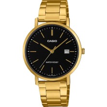 Casio MTP-VT05G-1EDF Quartz Çelik Altın Rengi Siyah Kadran 37 mm Erkek Kol Saati