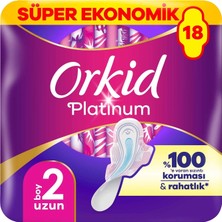 2 Adet Orkid Platinum Dörtlü Paket Uzun 18 Adet