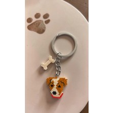 Seard Miyuki Boncuk El Yapımı Köpek ve Kemik Anahtarlık/çanta Süsü