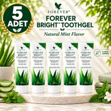 Forever Living Products Bright Toothgel Aloe Vera ve Propolis İçeren Diş Macunu (Florür İçermez) 5 x 130 g
