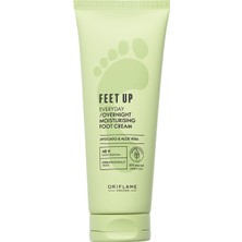 Oriflame Feet Up Everyday Gece Nemlendirici Ayak Kremi Avokado ve Aloe Vera 75 ml