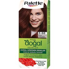 2 Adet Palette Saç Boyası Natural Colors 3-68 Kızıl Çikolata 30 ml