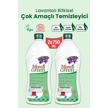 2'li Set Mom's Green Bitkisel Çok Amaçlı Temizleyici Lavanta ( 750 ml x2 )
